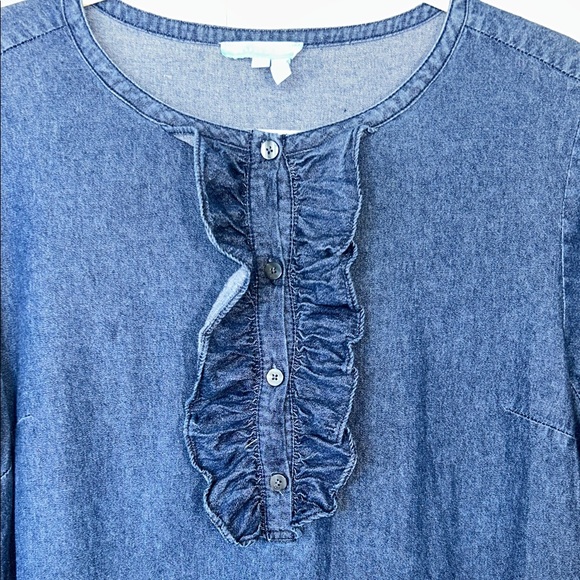 Draper James Blue Midi Dress - Picture 4 of 8